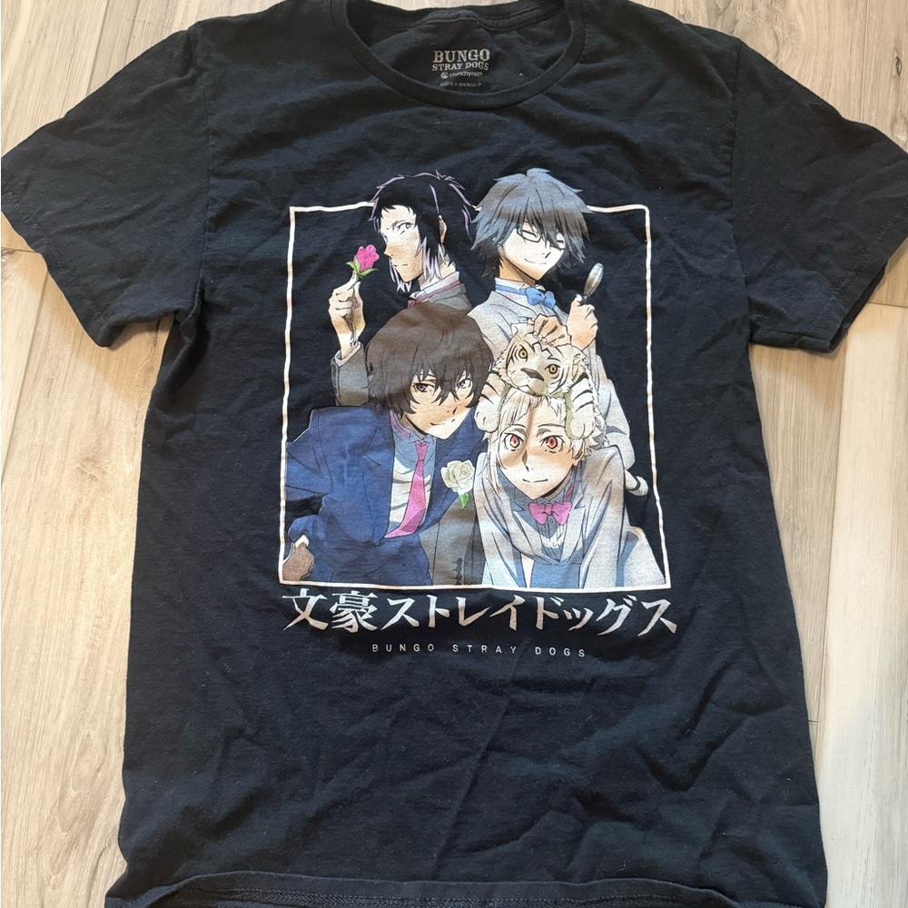 Bungo Stray Dogs Black Graphic T-Shirt